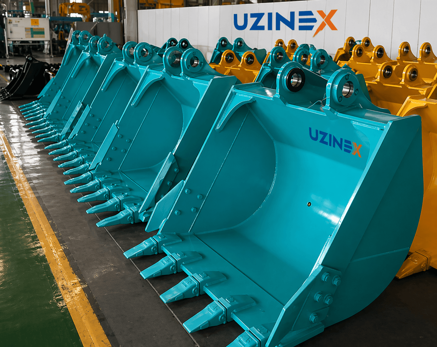 Cupă standard pentru excavator — vedere de ansamblu