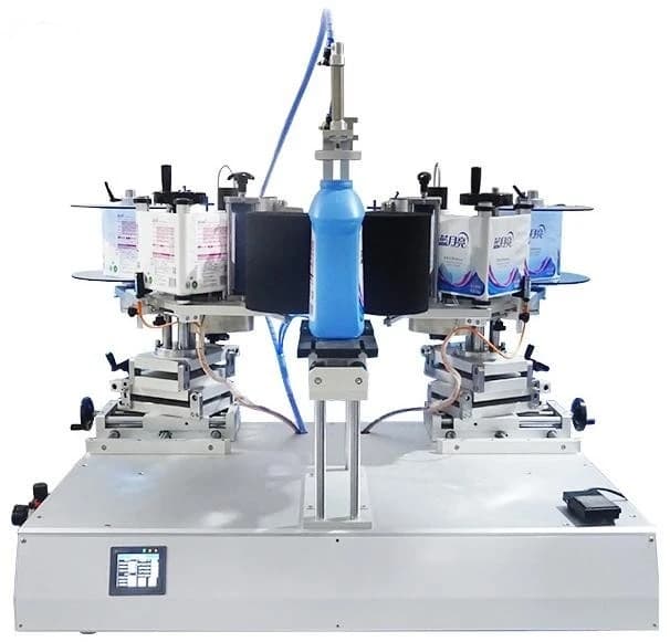 Mașina Semiautomată de Etichetare Laterală KPW-BC150 | ±1mm, 40kg, Pedală | UZINEX