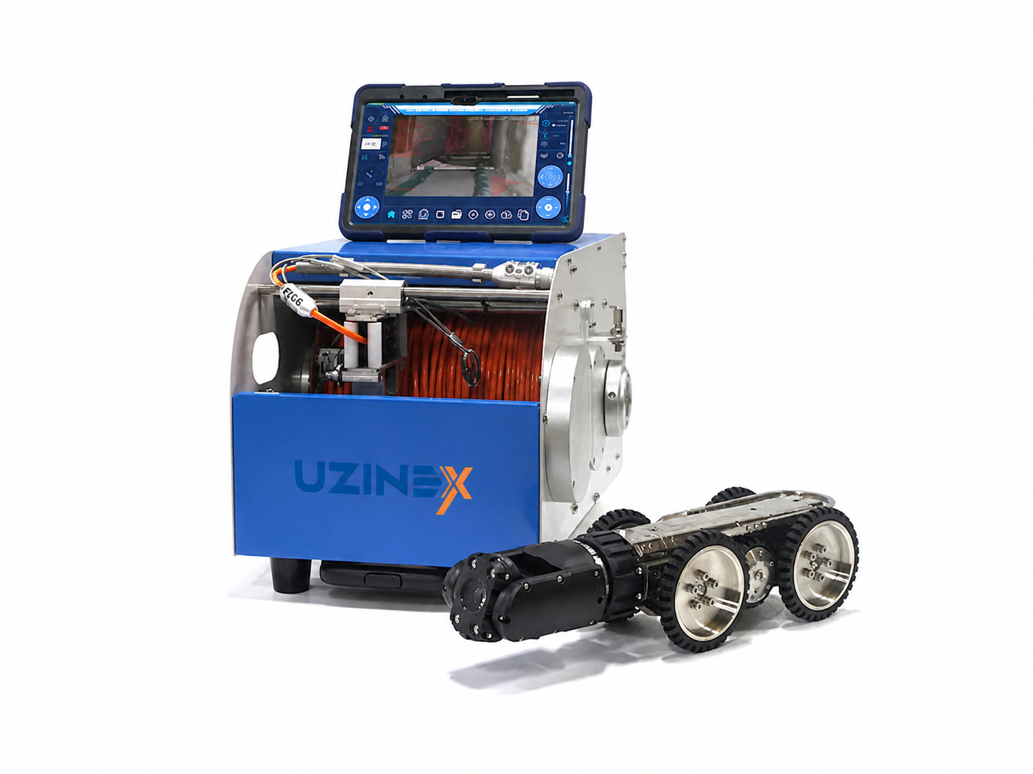 Sistem Crawler Inspecție Conducte GT102B | PTZ Dual 10x | 150–2000mm